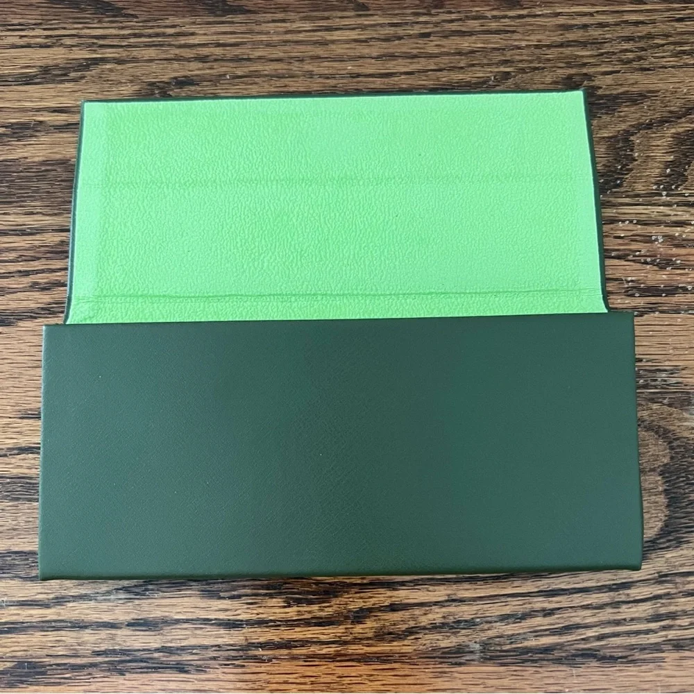 Longchamp Green Folding Glasses Case